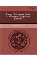 Impact of Stereotype Threat on Self-Reported Empathetic Potential