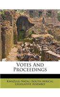 Votes And Proceedings