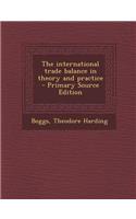 The International Trade Balance in Theory and Practice