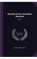 Records of the Australian Museum; Volume 1