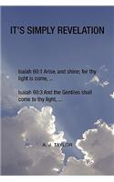It's Simply Revelation: (English)