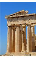 At the Acropolis in Athens, Greece Journal: 150 page lined notebook/diary