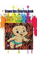 Grown Ups Coloring Book Patterns To Color In Vol. 4 Mandalas