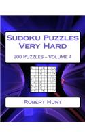 Sudoku Puzzles Very Hard Volume 4: Very Hard Sudoku Puzzles For Advanced Players