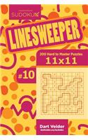 Sudoku Linesweeper - 200 Hard to Master Puzzles 11x11 (Volume 10)