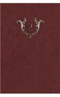 Monogram "2" Meeting Notebook: (28 Monogram Red 150 Meeting)