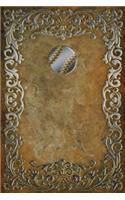 Monogram Baseball Notebook