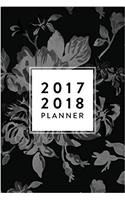 2017 - 2018 Planner, 18 Month Planner: July 2017 to December 2018, Floral