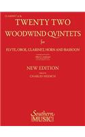 22 Woodwind Quintets - New Edition