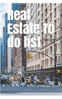 Real Estate To do list