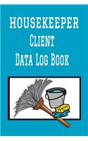 Housekeeper Client Data Log Book