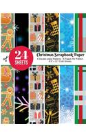 Christmas Scrapbook Paper - 24 Double-sided Craft Sheets