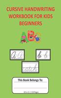 Cursive Handwriting Workbook for Kids Beginners