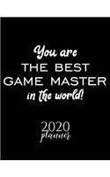 You Are The Best Game Master In The World! 2020 Planner
