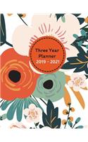 Three Year Planner 2019 - 2021 Ugo: 2019-2021 Monthly Schedule Organizer - Agenda Planner for the Next Three Years/36 Months Calendar ? 8.5 X 11 Inches