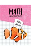 Math Graph Paper Notebook