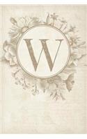 Sermon Notes Journal - Vintage Style with Monogram