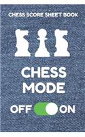 Chess Score Sheet Book