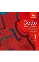 Cello Exam Pieces 2010-2015 CD, ABRSM Grade 1
