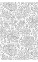 Whimsical Floral Journal: Color the Cover Journal