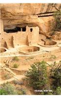 Mesa Verde: National Parks of the United States, National Park in Colorado- 6'' X 9'' Lined Notebook- Work Book, Planner, Journal, Diary 120 Pages