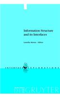 Information Structure and Its Interfaces: (19 Interface Explorations [IE])