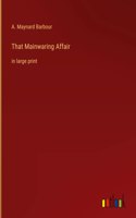 That Mainwaring Affair
