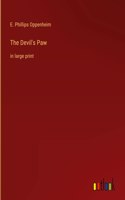 Devil's Paw: in large print