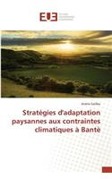 Stratégies Dadaptation Paysannes Aux Contraintes Climatiques À Bantè