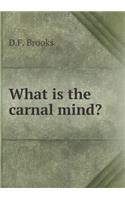 What Is the Carnal Mind?