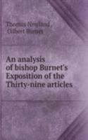 AN ANALYSIS OF BISHOP BURNETS EXPOSITIO