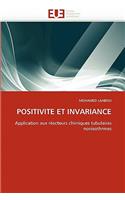 Positivité et invariance