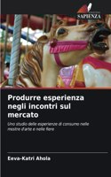 Produrre esperienza negli incontri sul mercato