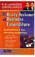 A To Z Ready Reckoner Of Business Expenditure
