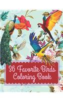 36 Favorite Brides coloring book