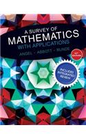 Survey of Mathematics with Applications with Integrated Review and Worksheets Plus Mylab Math -- Access Card Package
