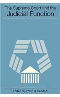 The Supreme Court and the Judicial Function
