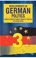 Developments in German Politics