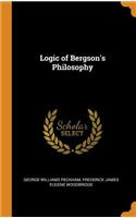 Logic of Bergson's Philosophy