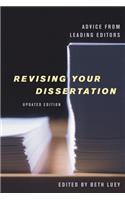 Revising Your Dissertation, Updated Edition