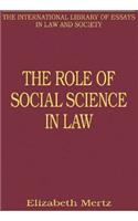 Role of Social Science in Law