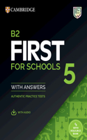 B2 First for Schools 5 Student's Book with Answers with Audio with Resource Bank: Authentic Practice Tests(FCE Practice Tests)