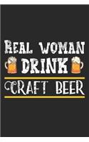Real woman drink craft beer
