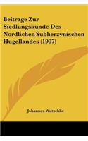 Beitrage Zur Siedlungskunde Des Nordlichen Subherzynischen Hugellandes (1907)