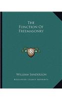 The Function Of Freemasonry