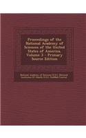 Proceedings of the National Academy of Sciences of the United States of America, Volume 3