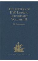 Letters of F.W. Ludwig Leichhardt