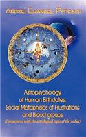 Astropsychology of Human Birthdates, Social Metaphysics of Frustrations and Blood Groups