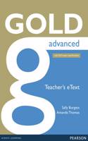 Gold Advanced eText Teacher