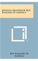 Official Handbook Boy Rangers of America